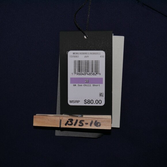 Under Armour Iso-Chill Golf Shorts Men's Size 38 Navy Blue NWT - Picture 9 of 16